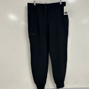 0477 Pledge 5 Scrub Large Black Jogger Drawstring Medical Work NWT bundle of 3